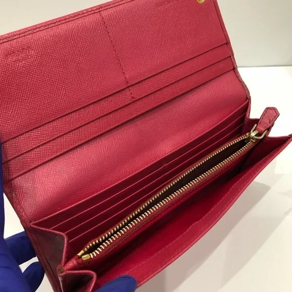 Prada Pink Saffiano Leather Bag - Picture 11 of 15